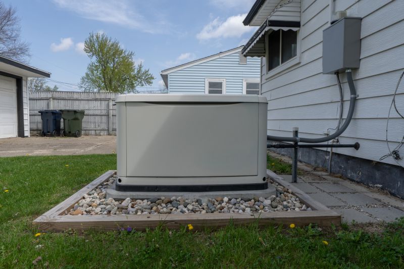 Home Generator with Power Panel
